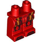 LEGO® los onderdeel Benen met Motief Rood 970c00pb0501