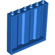 LEGO® los onderdeel Paneel in kleur Blauw 23405
