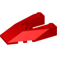 LEGO® los onderdeel Wig in kleur Rood 6153b