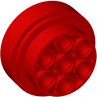 Plaatje in Gallery viewer laden, LEGO® los onderdeel Wiel in kleur Rood 60208
