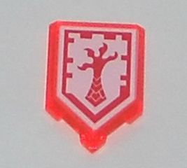 LEGO® 22385pb002 in kleur Doorzichtig Neon Oranje