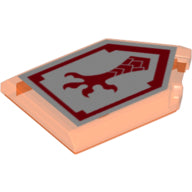 LEGO® 22385pb002 in kleur Doorzichtig Neon Oranje