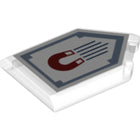 LEGO® Tegel Aangepast met Motief Doorzichtig 22385pb003