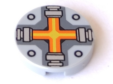 LEGO® 14769pb087 in kleur Licht Blauwachtig Grijs