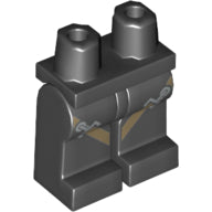 LEGO® los onderdeel Benen met Motief Zwart 970c00pb0510