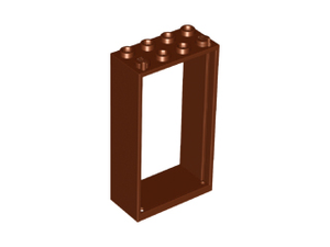 LEGO® los onderdeel Deurkozijn Roodachtig Bruin 60599