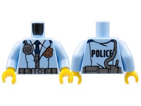 LEGO® Lijf met Motief Helder Lichtblauw 973pb2169c01