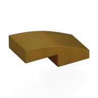 LEGO® los onderdeel Dakpan Gebogen in kleur Parel Goud 11477