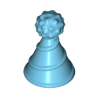 Plaatje in Gallery viewer laden, LEGO® Hoofddeksel Accessoire Medium Azuurblauw 24131