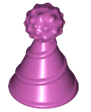 Plaatje in Gallery viewer laden, LEGO® los onderdeel Hoofddeksel Accessoire Magenta 24131