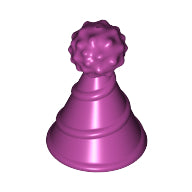 Plaatje in Gallery viewer laden, LEGO® los onderdeel Hoofddeksel Accessoire Magenta 24131
