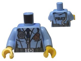 LEGO® Lijf met Motief Helder Lichtblauw 973pb2161c01