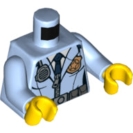 Plaatje in Gallery viewer laden, LEGO® Lijf met Motief Helder Lichtblauw 973pb2161c01