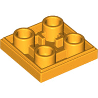 Plaatje in Gallery viewer laden, LEGO® onderdeel Tegel Aangepast Helder Licht Oranje 11203