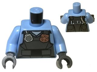 LEGO® Lijf met Motief Helder Lichtblauw 973pb2162c01