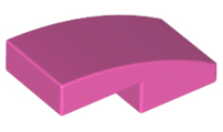 LEGO® los onderdeel Dakpan Gebogen Donker Roze 11477