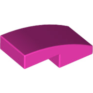 LEGO® los onderdeel Dakpan Gebogen Donker Roze 11477