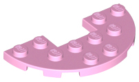 LEGO® los onderdeel Plaat Rond in kleur Fel Roze 18646