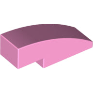 Plaatje in Gallery viewer laden, LEGO® los onderdeel Dakpan Gebogen in kleur Fel Roze 50950
