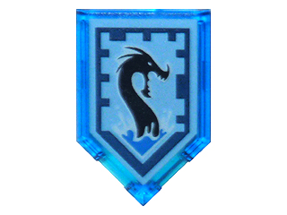 LEGO® 22385pb031 in kleur Doorzichtig Donkerblauw