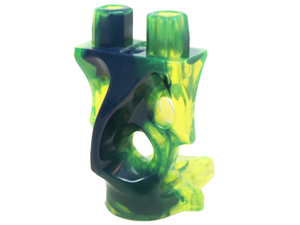 LEGO® Benen Aangepast Doorzichtig Neon Groen 19859pb01