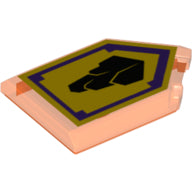 Plaatje in Gallery viewer laden, LEGO® 22385pb042 in kleur Doorzichtig Neon Oranje