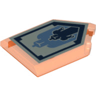 Plaatje in Gallery viewer laden, LEGO® 22385pb039 in kleur Doorzichtig Neon Oranje