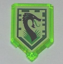 Plaatje in Gallery viewer laden, LEGO® 22385pb012 in kleur Doorschijnend Helder Groen