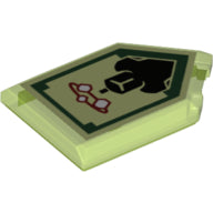 LEGO® 22385pb046 in kleur Doorschijnend Helder Groen