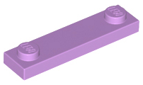 Plaatje in Gallery viewer laden, LEGO® los onderdeel Plaat Aangepast Medium Lavendel 92593