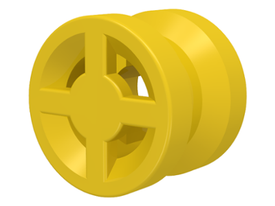 LEGO® los onderdeel Wiel in kleur Geel 4624