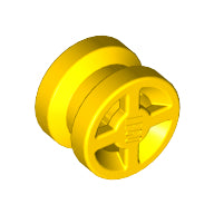 Plaatje in Gallery viewer laden, LEGO® los onderdeel Wiel in kleur Geel 4624
