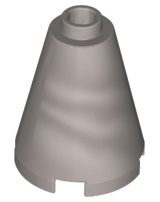 LEGO® los onderdeel Kegel in kleur Zilver 3942c