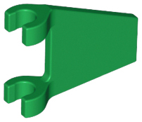LEGO® los onderdeel Vlag in kleur Groen 44676