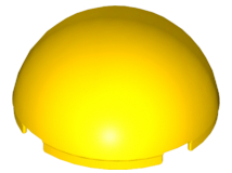 LEGO® los onderdeel Cilinder in kleur Geel 86500