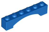 Plaatje in Gallery viewer laden, LEGO® los onderdeel Steen Boog in kleur Blauw 92950