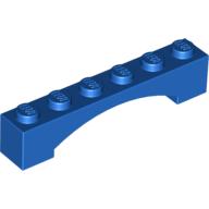 LEGO® los onderdeel Steen Boog in kleur Blauw 92950
