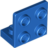 LEGO® los onderdeel Beugel in kleur Blauw 99207