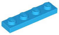 Plaatje in Gallery viewer laden, LEGO® los onderdeel Plaat Algemeen Donker Azuurblauw 3710