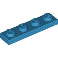 LEGO® los onderdeel Plaat Algemeen Donker Azuurblauw 3710