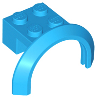 Plaatje in Gallery viewer laden, LEGO® los onderdeel Spatbord Donker Azuurblauw 50745