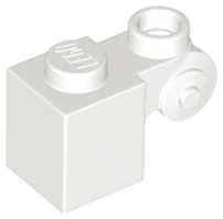 LEGO® los onderdeel Steen Aangepast in kleur Wit 20310