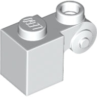 LEGO® los onderdeel Steen Aangepast in kleur Wit 20310