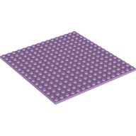 Plaatje in Gallery viewer laden, LEGO® los onderdeel Plaat Algemeen in kleur Lavendel 91405