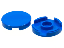 LEGO® los onderdeel Tegel Rond in kleur Blauw 14769