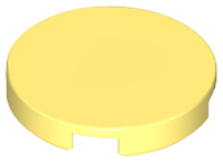 LEGO® los onderdeel Tegel Rond Helder Lichtgeel 14769