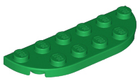LEGO® los onderdeel Plaat Rond in kleur Groen 18980