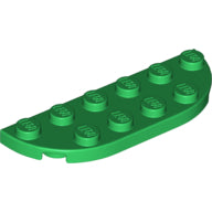 Plaatje in Gallery viewer laden, LEGO® los onderdeel Plaat Rond in kleur Groen 18980