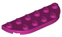 Plaatje in Gallery viewer laden, LEGO® los onderdeel Plaat Rond in kleur Magenta 18980