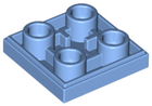 LEGO® los onderdeel Tegel Aangepast Medium Blauw 11203